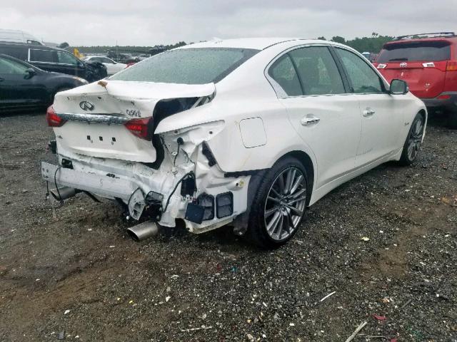 JN1FV7AR2JM700228 - 2018 INFINITI Q50 RED SP WHITE photo 4