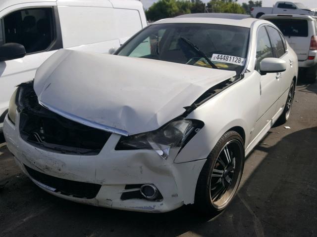 JNKCY01E79M801707 - 2009 INFINITI M35 BASE WHITE photo 2