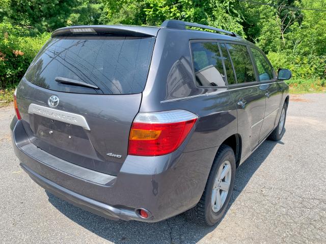 5TDBK3EH2AS002737 - 2010 TOYOTA HIGHLANDER GRAY photo 3