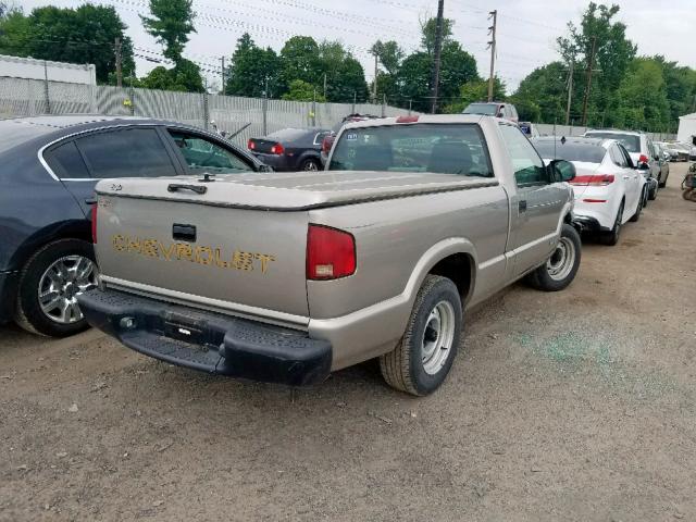 1GCCS14W428173097 - 2002 CHEVROLET S TRUCK S1 GRAY photo 4