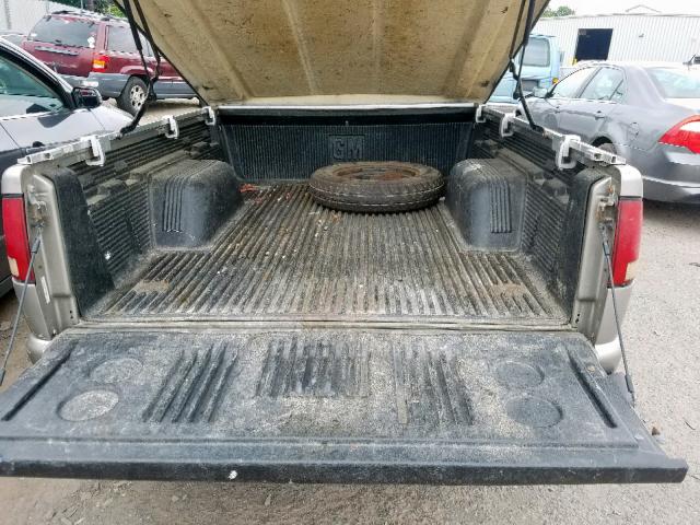 1GCCS14W428173097 - 2002 CHEVROLET S TRUCK S1 GRAY photo 6