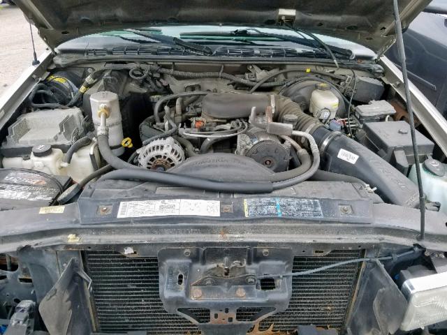 1GCCS14W428173097 - 2002 CHEVROLET S TRUCK S1 GRAY photo 7