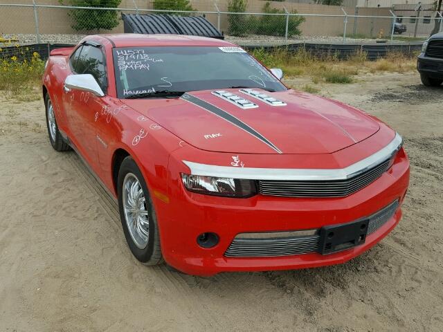 2G1FA1E35E9217243 - 2014 CHEVROLET CAMARO LS RED photo 1