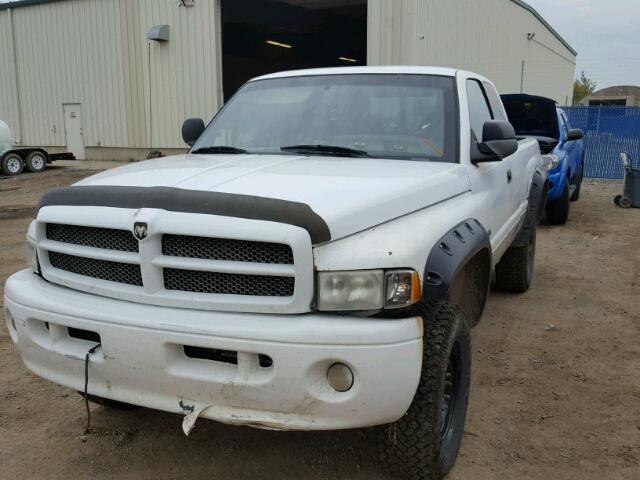 1B7KF23651J518362 - 2001 DODGE RAM 2500 WHITE photo 2