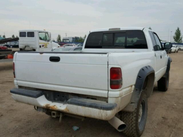 1B7KF23651J518362 - 2001 DODGE RAM 2500 WHITE photo 4