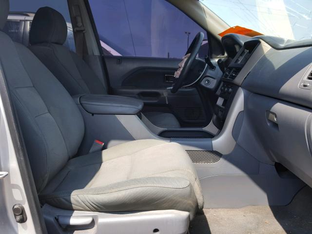 5FNYF18248B002926 - 2008 HONDA PILOT VP SILVER photo 5