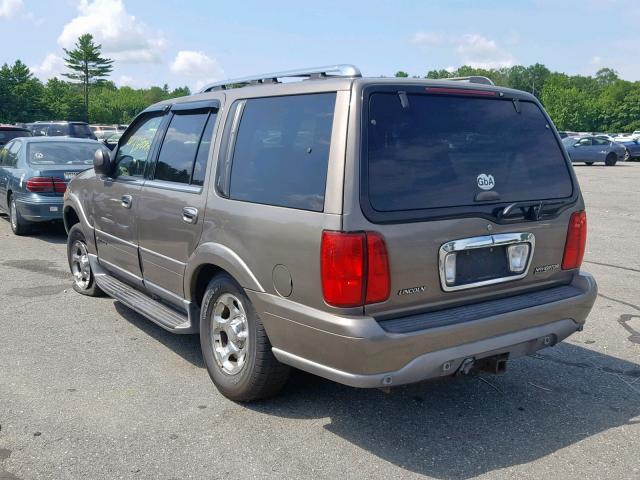 5LMFU28R61LJ25137 - 2001 LINCOLN NAVIGATOR თაფლისფერი ფოტო 3