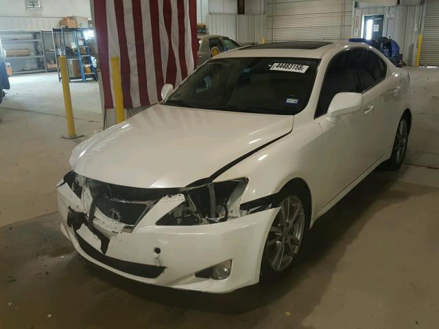 JTHBK262982080193 - 2008 LEXUS IS 250 WHITE photo 2