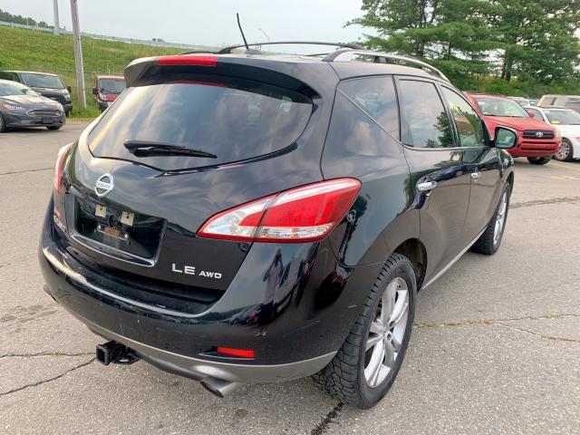 JN8AZ1MW0BW178459 - 2011 NISSAN MURANO S BLACK photo 3