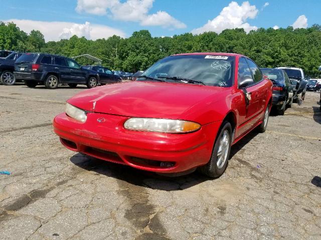 1G3NL52F33C132619 - 2003 OLDSMOBILE ALERO GL RED photo 2