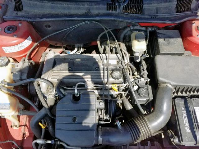 1G3NL52F33C132619 - 2003 OLDSMOBILE ALERO GL RED photo 7