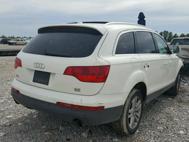 WA1AY74L79D019798 - 2009 AUDI Q7 3.6 QUA WHITE photo 4