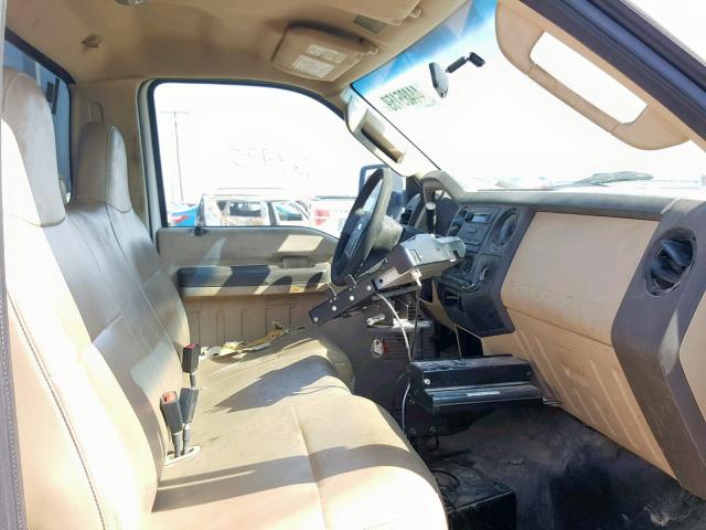 1FD3F30598EE39314 - 2008 FORD F350 SRW S WHITE photo 5