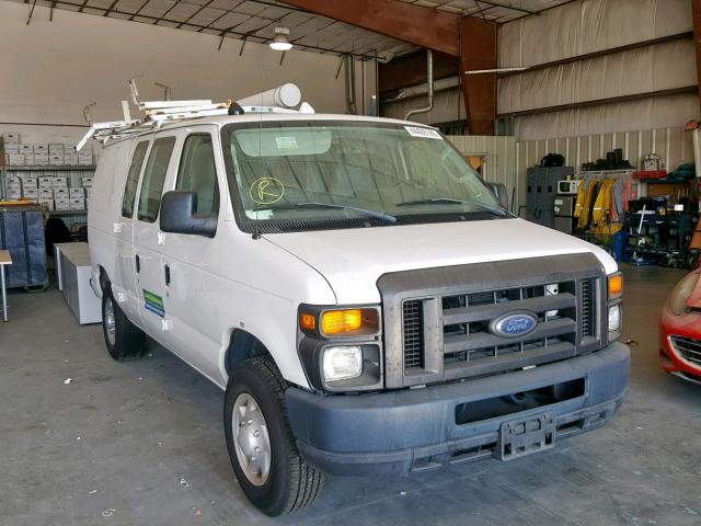 1FTNE24L69DA72687 - 2009 FORD ECONOLINE WHITE photo 1