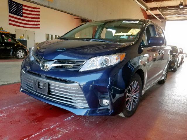 5TDYZ3DC3KS003649 - 2019 TOYOTA SIENNA LIM GRAY photo 2