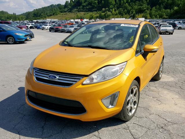 3FADP4CJ1BM108383 - 2011 FORD FIESTA SEL YELLOW photo 2