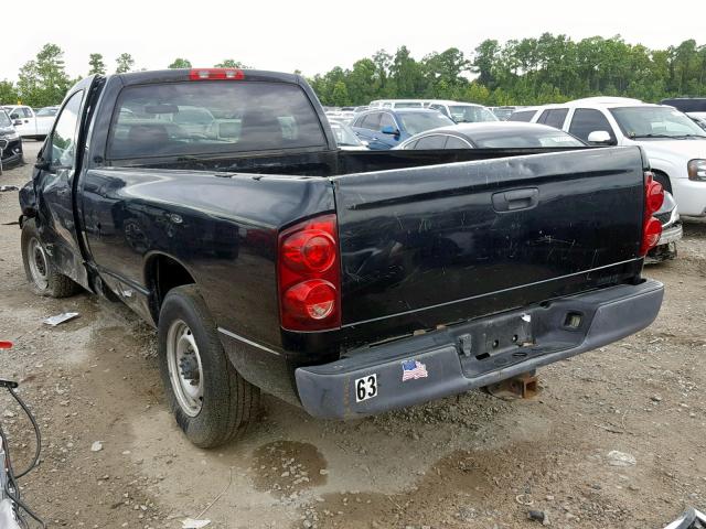 3D7KR26D18G236948 - 2008 DODGE RAM 2500 S შავი ფოტო 3