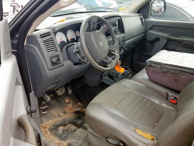 3D7KR26D18G236948 - 2008 DODGE RAM 2500 S შავი ფოტო 9