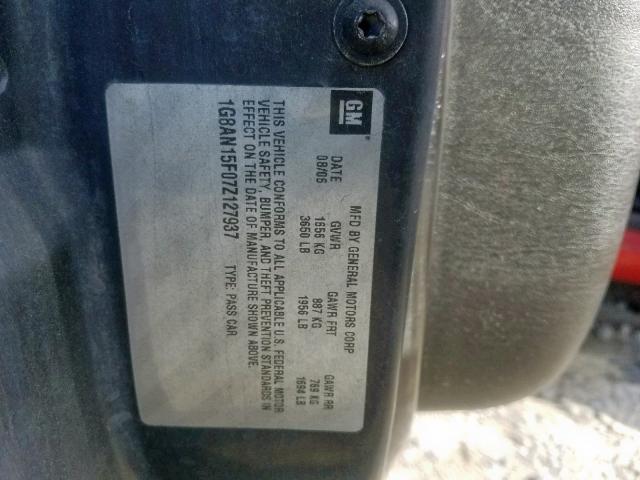 1G8AN15F07Z127937 - 2007 SATURN ION LEVEL RED photo 10