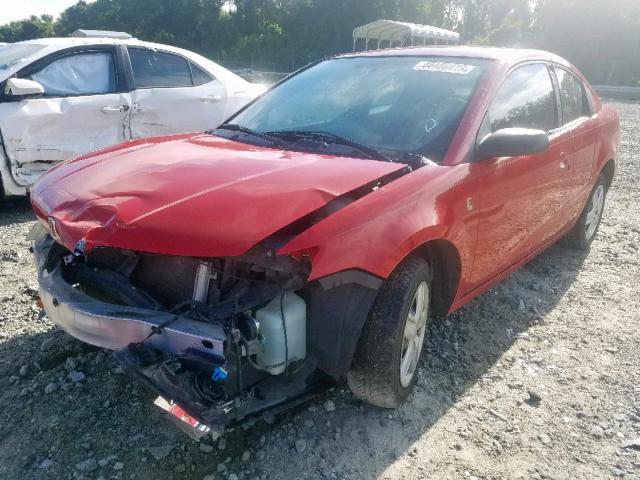 1G8AN15F07Z127937 - 2007 SATURN ION LEVEL RED photo 2