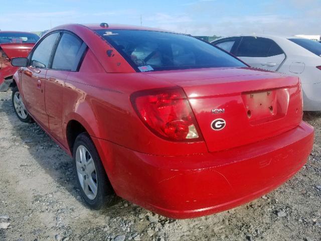 1G8AN15F07Z127937 - 2007 SATURN ION LEVEL RED photo 3