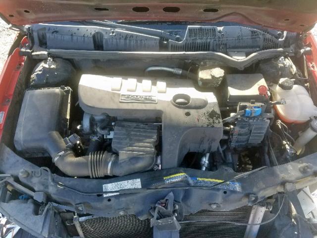 1G8AN15F07Z127937 - 2007 SATURN ION LEVEL RED photo 7