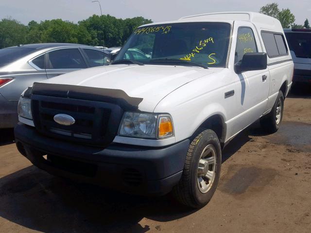 1FTYR10DX8PB05309 - 2008 FORD RANGER WHITE photo 2