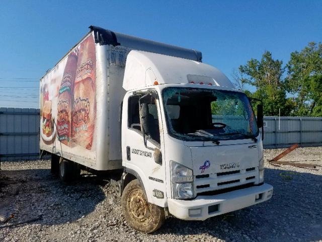 54DC4W1B3DS803220 - 2013 ISUZU NPR HD WHITE photo 1