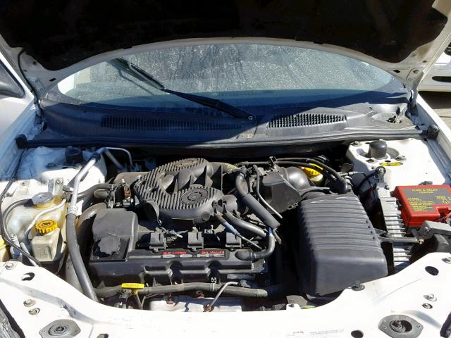 1B3EL46R22N197786 - 2002 DODGE STRATUS SE WHITE photo 7