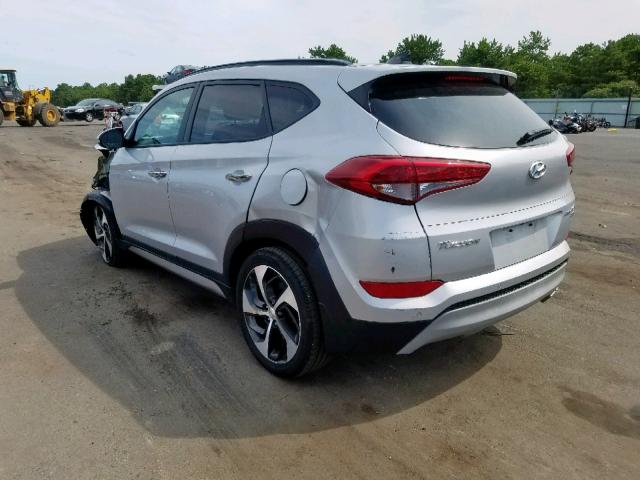 KM8J3CA24HU278347 - 2017 HYUNDAI TUCSON LIM SILVER photo 3