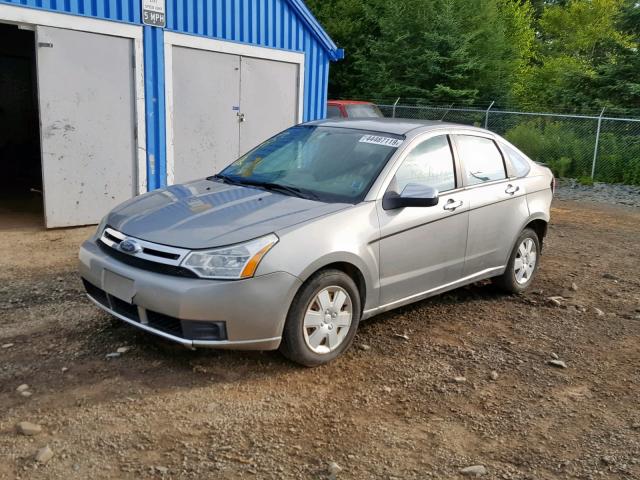 1FAHP34N18W290740 - 2008 FORD FOCUS S/SE GRAY photo 2