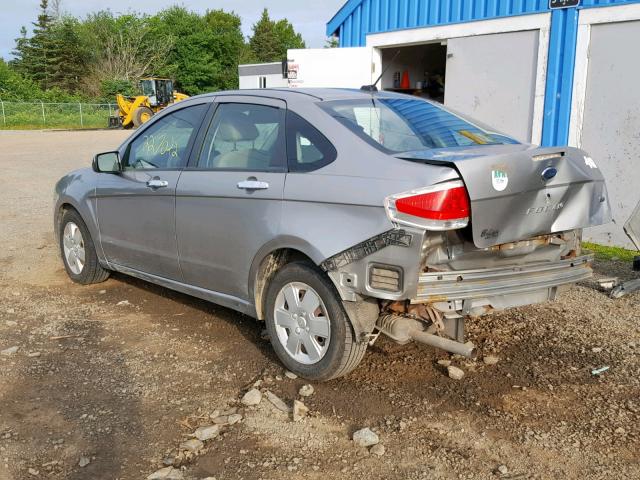 1FAHP34N18W290740 - 2008 FORD FOCUS S/SE GRAY photo 3