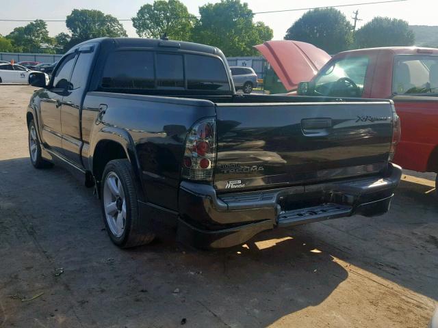 5TETU22N88Z584679 - 2008 TOYOTA TACOMA X-R BLACK photo 3