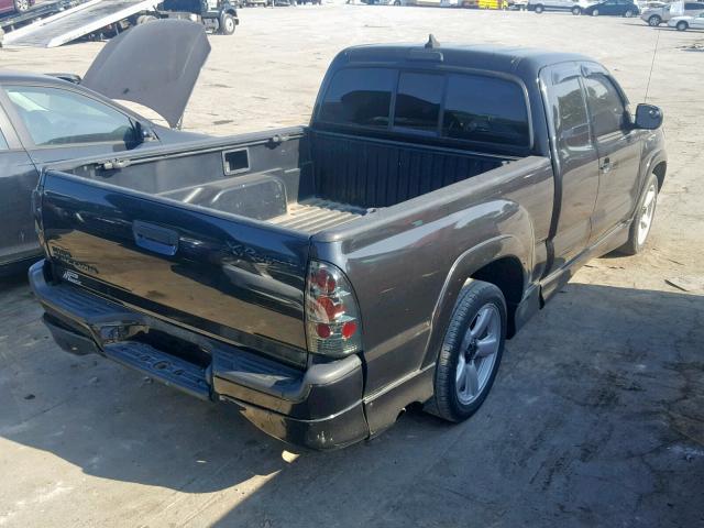 5TETU22N88Z584679 - 2008 TOYOTA TACOMA X-R BLACK photo 4