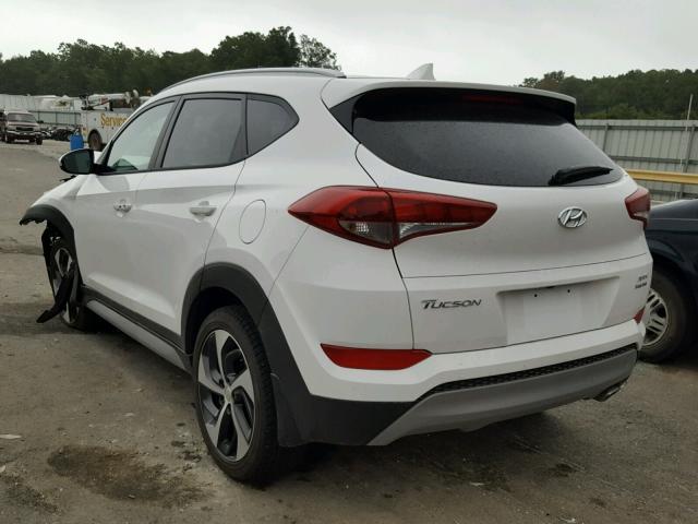 KM8J33AL4JU766731 - 2018 HYUNDAI TUCSON LIM WHITE photo 3