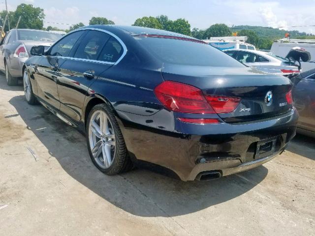 WBA6B4C53DD098164 - 2013 BMW 650 XI BLACK photo 3