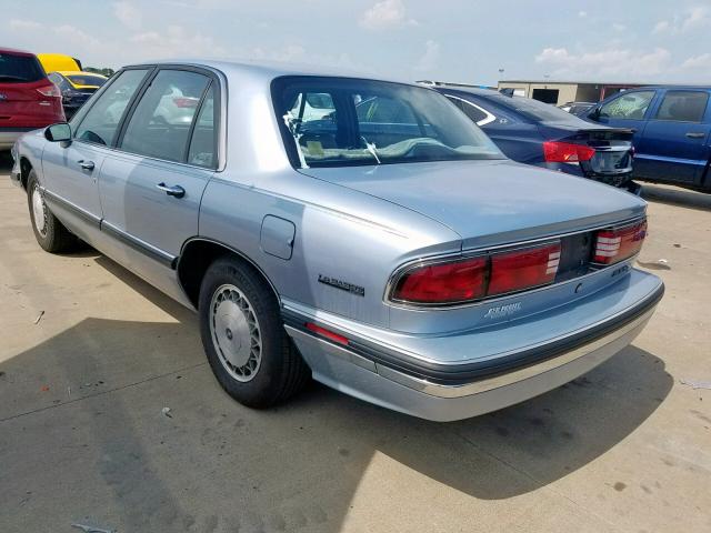 1G4HP52L7SH517931 - 1995 BUICK LESABRE CU BLUE photo 3