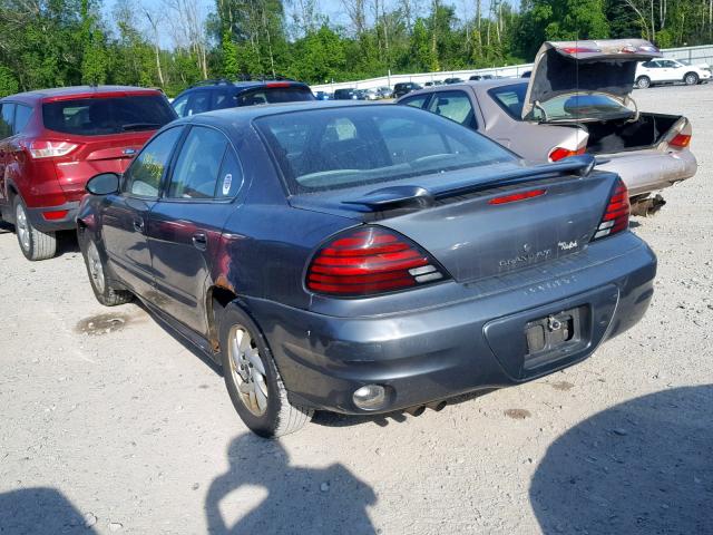 1G2NF52EX4M615278 - 2004 PONTIAC GRAND AM S GRAY photo 3