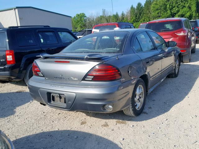 1G2NF52EX4M615278 - 2004 PONTIAC GRAND AM S GRAY photo 4