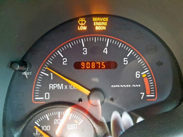 1G2NF52EX4M615278 - 2004 PONTIAC GRAND AM S GRAY photo 8