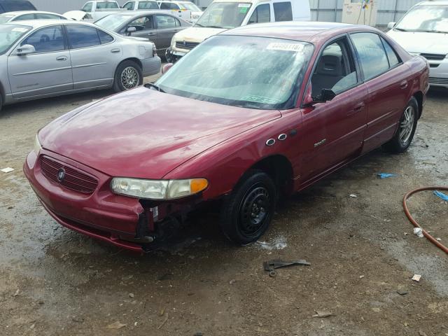 2G4WB52K831192207 - 2003 BUICK REGAL LS MAROON photo 2