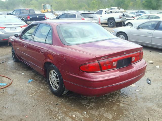 2G4WB52K831192207 - 2003 BUICK REGAL LS MAROON photo 3