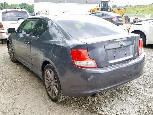 JTKJF5C75B3021543 - 2011 TOYOTA SCION TC ნაცრისფერი ფოტო 3