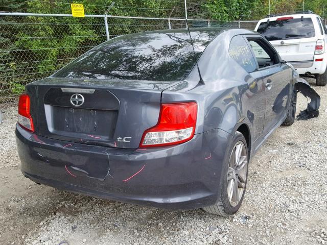 JTKJF5C75B3021543 - 2011 TOYOTA SCION TC ნაცრისფერი ფოტო 4