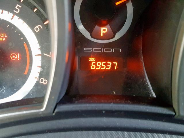 JTKJF5C75B3021543 - 2011 TOYOTA SCION TC ნაცრისფერი ფოტო 8