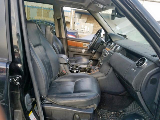 SALAK2D48BA567862 - 2011 LAND ROVER LR4 HSE LU BLACK photo 5