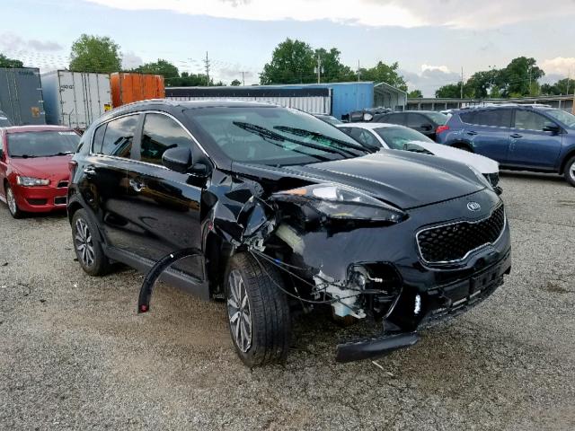 KNDPN3AC4H7166017 - 2017 KIA SPORTAGE E BLACK photo 1