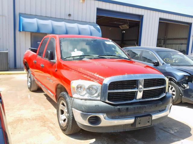 1D7HA18K87J629379 - 2007 DODGE RAM 1500 S RED photo 1