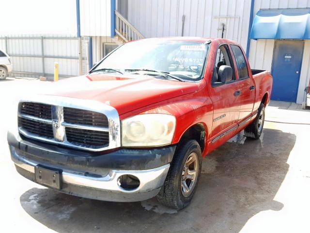 1D7HA18K87J629379 - 2007 DODGE RAM 1500 S RED photo 2