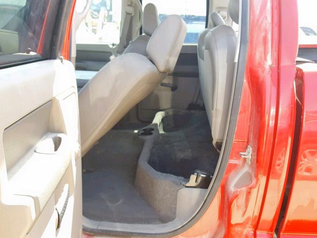 1D7HA18K87J629379 - 2007 DODGE RAM 1500 S RED photo 6